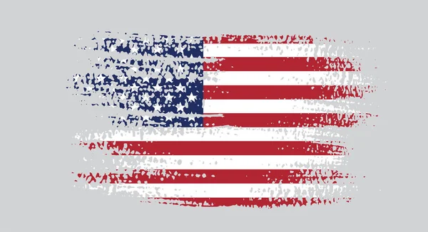 Bandera Vector Usa Bandera Americana Symbol Icon Para Sitio Web — Vector de stock