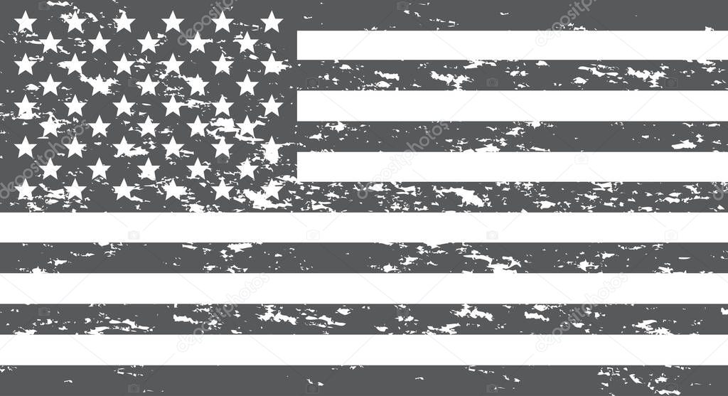 Vector USA Flag. American Flag Symbol.Icon For Website Or Mobile App