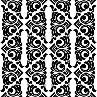 Vector damask klasik barok parşömen tomarı girdabı. Viktorya dönemi monogramı heraldik kalkan girdabı. Retro çiçekli yaprak desenli sınır yaprakları antik akanthus kaligrafi oymalı dövme. Kusursuz desen