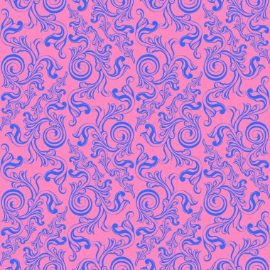 Damask klasik barok parşömen süsü girdabı. Viktorya dönemi monogramı heraldik kalkan girdabı. Retro çiçekli yaprak desenli sınır yaprakları antik akanthus kaligrafi oymalı dövme. Kusursuz desen