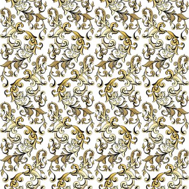 Vector damask klasik barok parşömen tomarı girdabı. Viktorya dönemi monogramı heraldik kalkan girdabı. Retro çiçekli yaprak deseni sınır yeşilliği antika akanthus kaligrafi oymalı dövme.