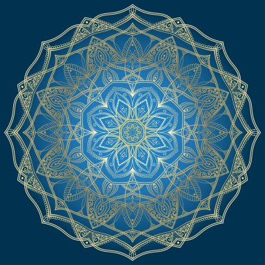 Hand drawn circular floral mandala pattern for Henna, Mehndi, tattoo, decoration. Decorative ornament in ethnic oriental style. Outline doodle hand draw vector anti-stress