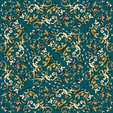 Vector damask klasik barok parşömen tomarı girdabı. Viktorya dönemi monogramı heraldik kalkan girdabı. Retro çiçekli yaprak deseni sınır yeşilliği antika akanthus kaligrafi oymalı dövme.