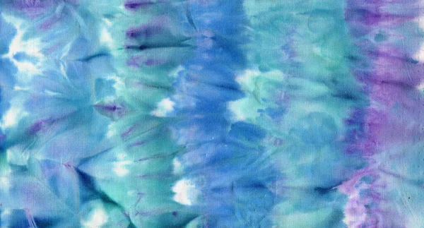 Batik Textiel Shibori Print Indigo Blauwe Tie Dye Textiel — Stockfoto