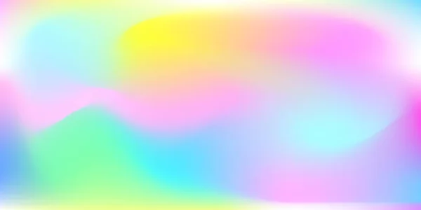 Abstrakcyjne Rozmyte Tło Siatki Gradientowej Kolorowy Gładki Szablon Banera Holograficzna — Wektor stockowy
