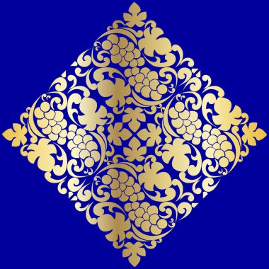 Vector damask klasik barok parşömen tomarı girdabı. Viktorya dönemi monogramı heraldik kalkan girdabı. Retro çiçekli yaprak desenli sınır yaprakları antik akanthus kaligrafi oymalı dövme. Kusursuz desen