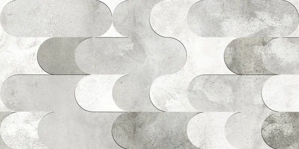 Grunge Parede Concreto Com Ornamentos Estampas Design Telhas Digitais Abstrato — Fotografia de Stock