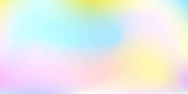 Abstracte Wazige Gradiënt Mesh Achtergrond Kleurrijke Gladde Banner Sjabloon Holografische — Stockvector