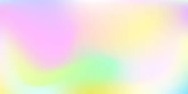 Abstrakcyjne Rozmyte Tło Siatki Gradientowej Kolorowy Gładki Szablon Banera Holograficzna — Wektor stockowy