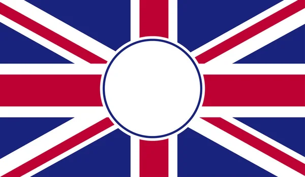 Grunge Flag Vector Британский Флаг Флаг Великобритании Грандиозном Стиле Vector — стоковый вектор