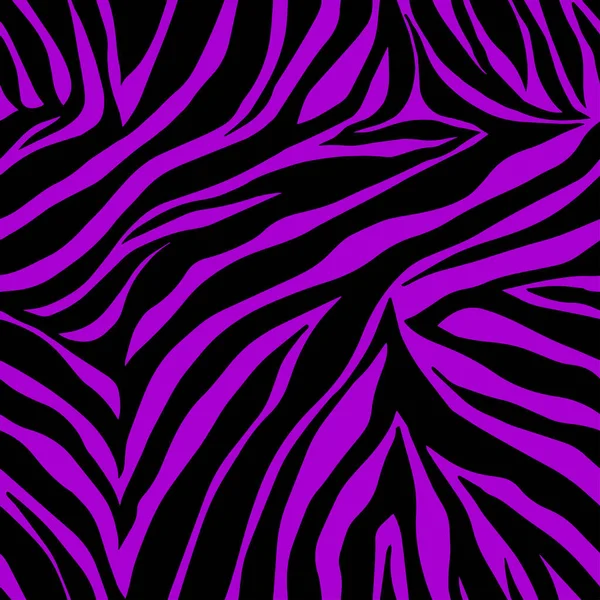 Vectordier Afdruk Zebra Ornament Tijgerhuid Afdruk Naadloos Patroon Vectorillustratie — Stockvector
