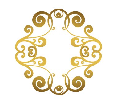 Vector damask klasik barok parşömen tomarı girdabı. Viktorya dönemi monogramı heraldik kalkan girdabı. Retro çiçekli yaprak desenli sınır yeşilliği antik akanthus kaligrafi oymalı dövme. Döşeme elementi.