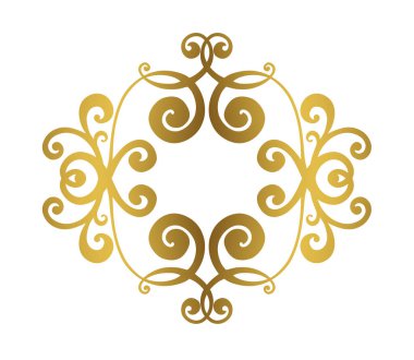 Vector set of vintage barok virajlar ve bölünmeler. Sınır, açı, girdap, antika akanthus, damask parşömen süsü girdabı. Viktorya dönemi monogram heraldik kalkan girdabı. Çiçek yaprağı desenli kenar yeşilliği. 