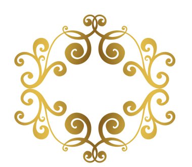 Vector damask klasik barok parşömen tomarı girdabı. Viktorya dönemi monogramı heraldik kalkan girdabı. Retro çiçekli yaprak desenli sınır yeşilliği antik akanthus kaligrafi oymalı dövme. Döşeme elementi.