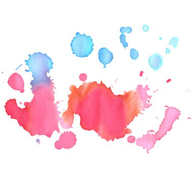 Parlak suluboya leke. Mürekkep sıçraması. Grunge sıçrıyor. Soyut arkaplan. Grunge metin pankartı.