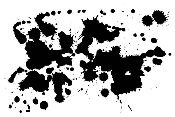 Jasná Akvarel Skvrna Šplouchání Inkoustem Grunge Cákance Abstraktní Pozadí Nápis — Stock fotografie