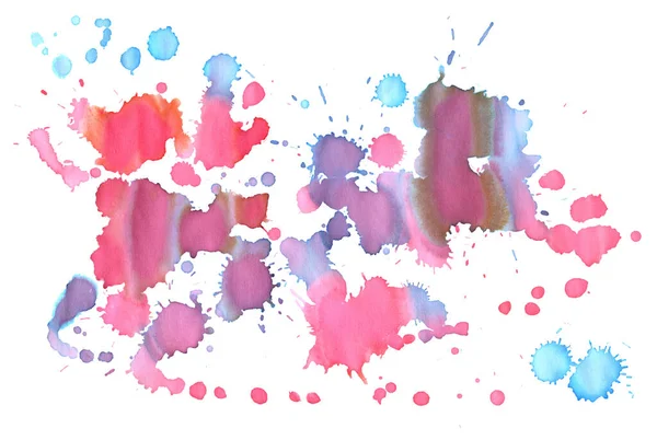 Bright watercolor spot. Ink splash. Grunge splatters. Abstract background. Grunge text banner.