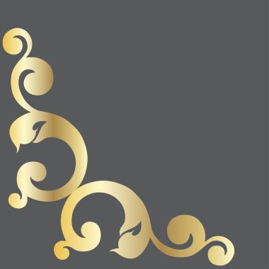 Vector damask klasik barok parşömen tomarı girdabı. Viktorya dönemi monogramı heraldik kalkan girdabı. Retro çiçekli yaprak deseni sınır yeşilliği antika akanthus kaligrafi oymalı dövme.