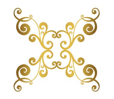 Vector set of vintage barok virajlar ve bölünmeler. Sınır, açı, girdap, antika akanthus, damask parşömen süsü girdabı. Viktorya dönemi monogram heraldik kalkan girdabı. Çiçek yaprağı desenli kenar yeşilliği. 