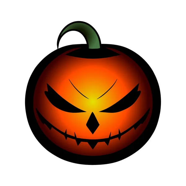 Abóbora de halloween com sorriso assustador malvado em desenho fotomural •  fotomurais scarey, assustadiço, cabaça