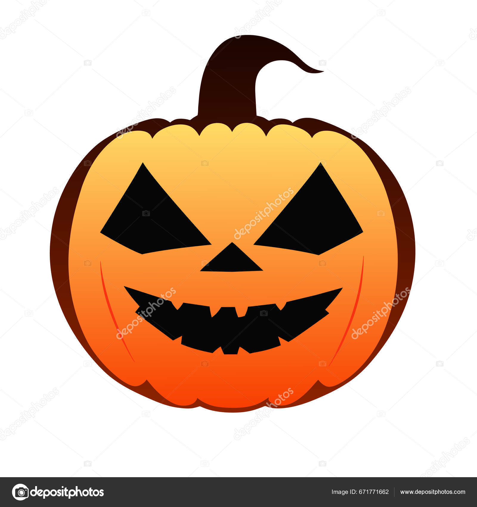 abóbora de halloween com cara assustadora 26887041 PNG