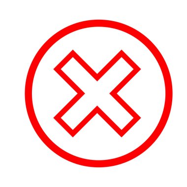 işaretle ve x işaretle veya daire simgesi düğmesini onayla ve reddet 