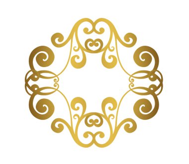 Vector damask klasik barok parşömen tomarı girdabı. Viktorya dönemi monogramı heraldik kalkan girdabı. Retro çiçekli yaprak desenli sınır yeşilliği antik akanthus kaligrafi oymalı dövme. Döşeme elementi.