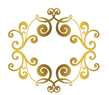 Vector damask klasik barok parşömen tomarı girdabı. Viktorya dönemi monogramı heraldik kalkan girdabı. Retro çiçekli yaprak desenli sınır yeşilliği antik akanthus kaligrafi oymalı dövme. Döşeme elementi.