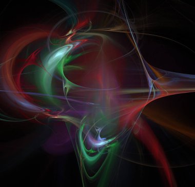 3D görüntüleme soyut dijital arkaplan. Tekstil ve tasarım için desen. Fraktal hiç bitmeyen bir desen..