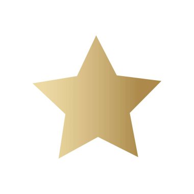 Yıldız ışıltısı simgesi. Altın Fütürist şekiller. Noel yıldızları simgeleri. Havai fişeklerden parlama