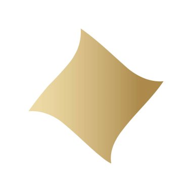 Yıldız ışıltısı simgesi. Altın Fütürist şekiller. Noel yıldızları simgeleri. Havai fişeklerden parlama