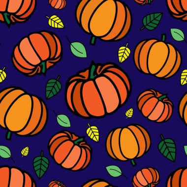 Balkabağı ve sebze ezmesi. Şükran Günü 'nde kusursuz bir şablon. Sonbahar temalı tekrar baskısı. Sonbahar hasadı duvar kağıtları, dijital kağıt.