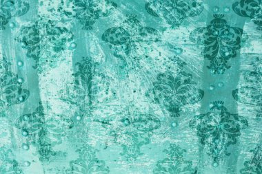 Soyut grunge desenli duvar arkaplanı. Seramik fayans için arka plan. Dijital fayans tasarımı. Renkli seramik duvar fayansları. Soyut damaske yama kalıbı