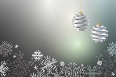 Noel ya da Yeni Yıl Kutlama Kartı İçin Parlayan Işık Efekti.