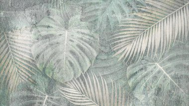 Soyut grunge desenli duvar arkaplanı. Seramik fayans için arka plan. Dijital fayans tasarımı. Renkli seramik duvar fayansları. Soyut damaske yama kalıbı