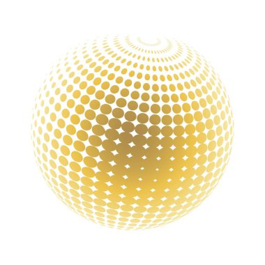 Çağdaş yarım ton seti üç boyutlu rakamları yuvarlıyordu. Noktalanmış ve soyulmuş yuvarlak küreler