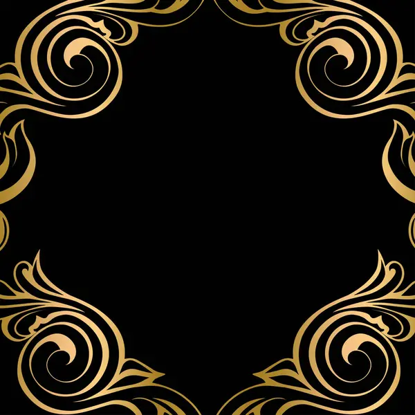 Vector damask klasik barok parşömen tomarı girdabı. Viktorya dönemi monogram heraldik kalkan girdabı. Retro çiçek yaprağı desenli kenar yeşilliği antik akanthus kaligrafi oymalı dövme. Döşeme dekor ögesi