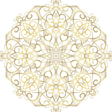 Hand drawn circular floral mandala pattern for Henna, Mehndi, tattoo, decoration. Decorative ornament in ethnic oriental style. 
