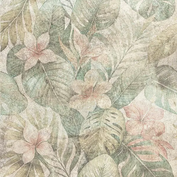 Soyut grunge desenli duvar arkaplanı. Seramik fayans için arka plan. Dijital fayans tasarımı. Renkli seramik duvar fayansları. Soyut damaske yama kalıbı