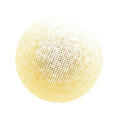 Çağdaş yarım ton seti üç boyutlu rakamları yuvarlıyordu. Noktalanmış ve soyulmuş yuvarlak küreler