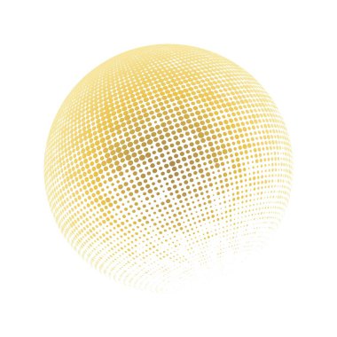 Çağdaş yarım ton seti üç boyutlu rakamları yuvarlıyordu. Noktalanmış ve soyulmuş yuvarlak küreler