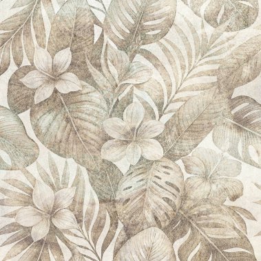 Soyut grunge desenli duvar arkaplanı. Seramik fayans için arka plan. Dijital fayans tasarımı. Renkli seramik duvar fayansları. Soyut damaske yama kalıbı