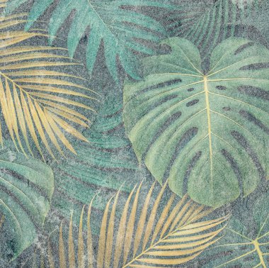 Soyut grunge desenli duvar arkaplanı. Seramik fayans için arka plan. Dijital fayans tasarımı. Renkli seramik duvar fayansları. Soyut damaske yama kalıbı