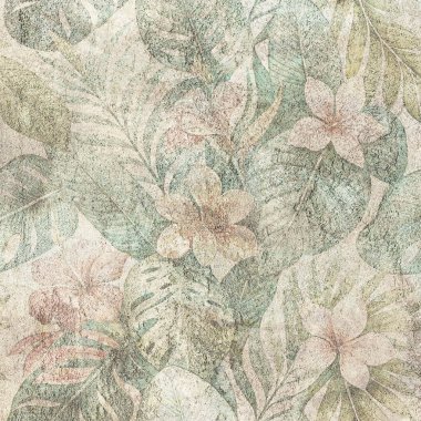 Soyut grunge desenli duvar arkaplanı. Seramik fayans için arka plan. Dijital fayans tasarımı. Renkli seramik duvar fayansları. Soyut damaske yama kalıbı