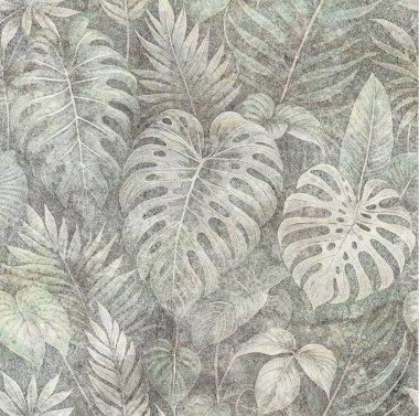 Soyut grunge desenli duvar arkaplanı. Seramik fayans için arka plan. Dijital fayans tasarımı. Renkli seramik duvar fayansları. Soyut damaske yama kalıbı