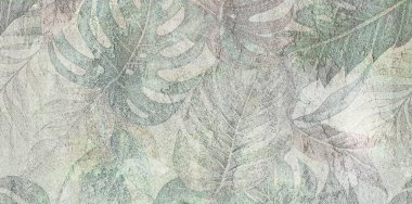 Soyut grunge desenli duvar arkaplanı. Seramik fayans için arka plan. Dijital fayans tasarımı. Renkli seramik duvar fayansları. Soyut damaske yama kalıbı