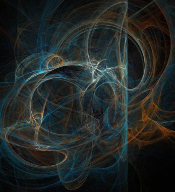 Soyut dijital arkaplan. Tekstil ve tasarım için desen. Fraktal hiç bitmeyen bir model. Soyut Bilgisayar Fraktal Tasarımı. Yüksek kalite fotoğraf