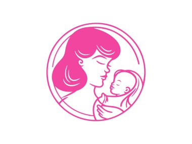 Anne ve Bebek Sevgisi Logosu