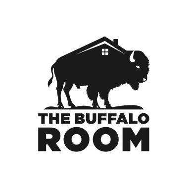 güçlü bufalo evi logosu tasarımı