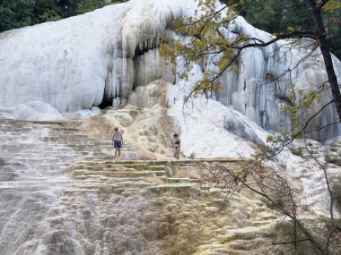 Bagni di San filippo Castiglione d 'Orcia, Toskana, doğal kaplıca